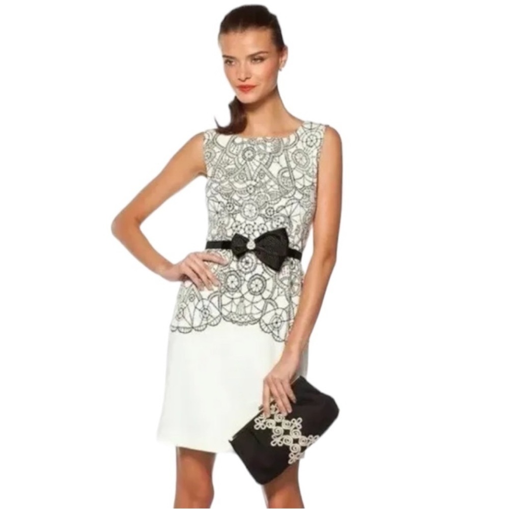 Lilly Pulitzer -Julianna Lace You There Placed Sleeveless Sheath Dress Sz L